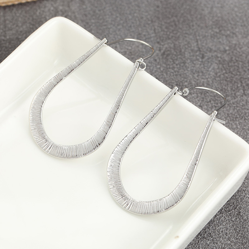Artisan Hammered Horseshoe Hoop Earrings — Unique Artisan Design